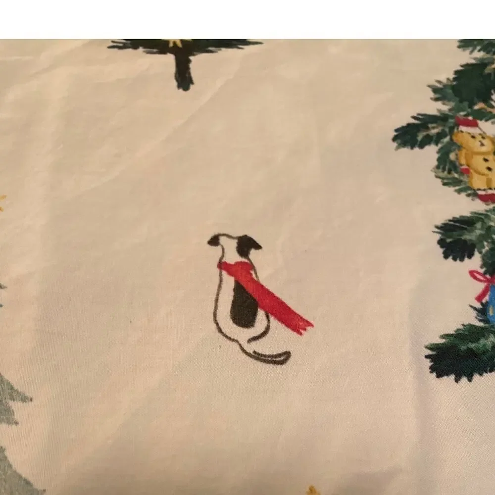Pottery Barn Christmas in the Country King Duvet Cover 2 Shams Set 3 Pieces